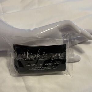 50 Thank You Cards sophisticated blk